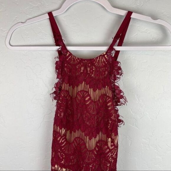 Stylestalker Lace Backless Cross Strap Mini Dress‎ Halter Neck Party Cocktail Sm - Picture 5 of 10